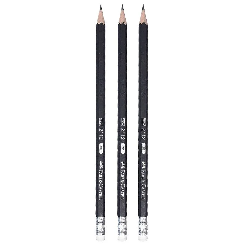 Faber-Castell Pencil with Eraser HB 2122