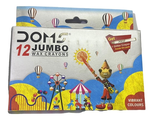 Doms Jumbo Wax Crayons Colors - set of 12